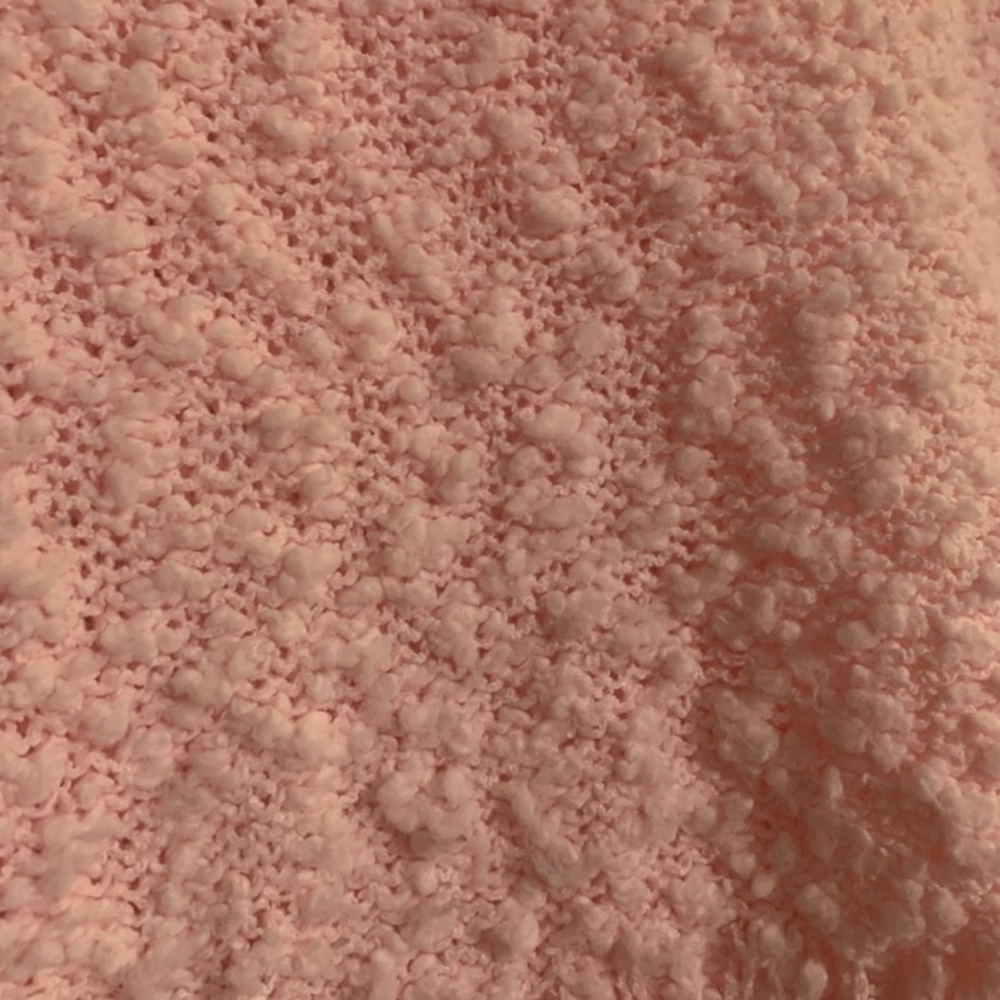Large Vintage Margules Pastel Pink Chunky Sleeveless Sweater Grandmacore - Picture 6 of 7